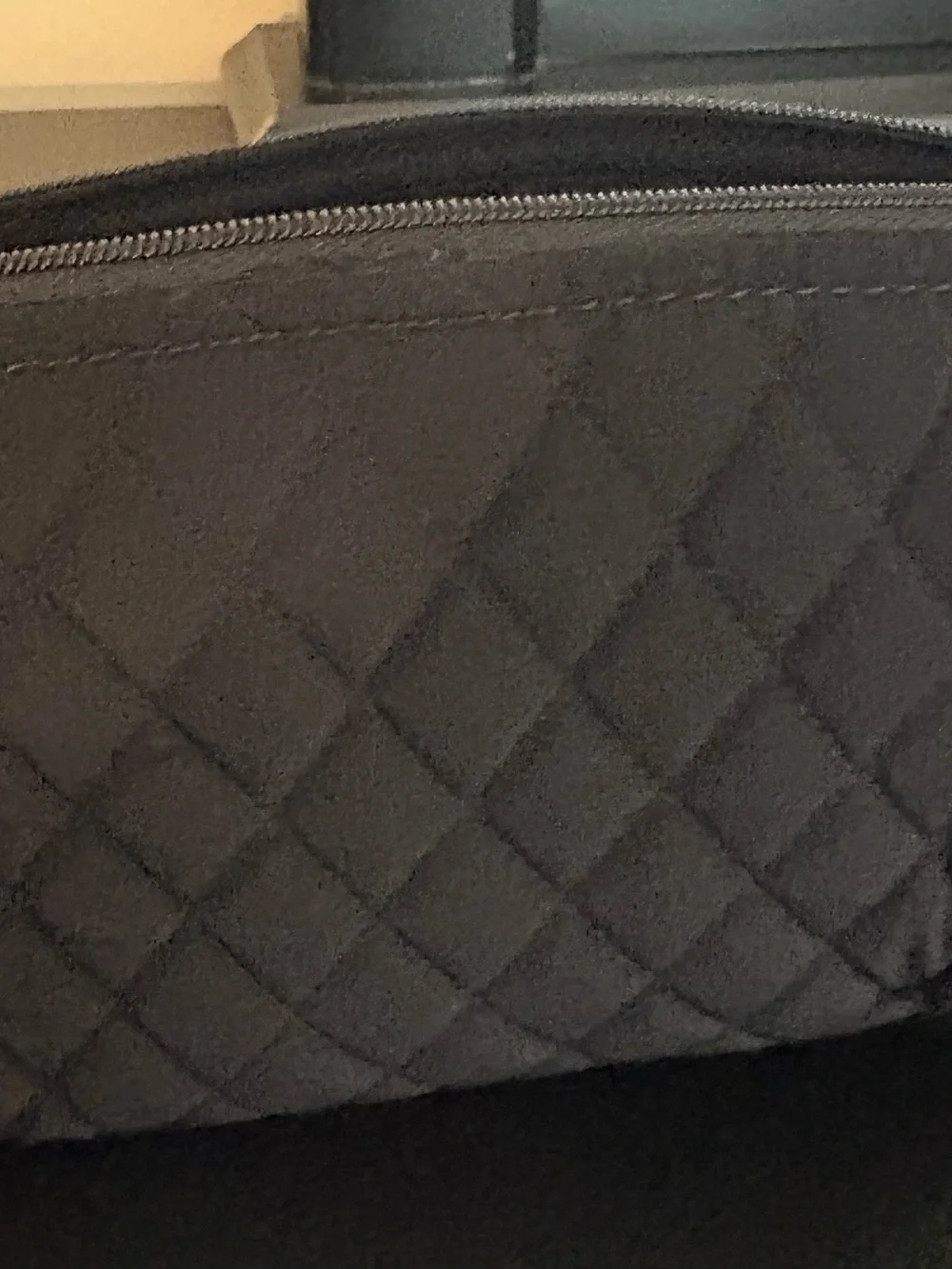 Vera Bradley quilted cosmetic bag